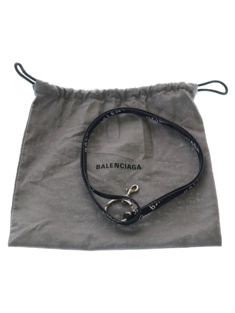Balenciaga Logo Print Card Case Black - Picture 6 of 6